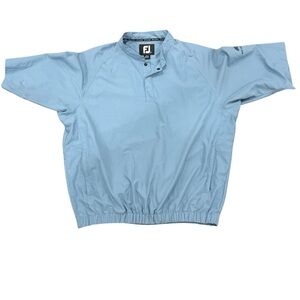 FootJoy FJ Sz XL Light Blue Pullover Jacket Unisex Adult Golfing Windbreaker